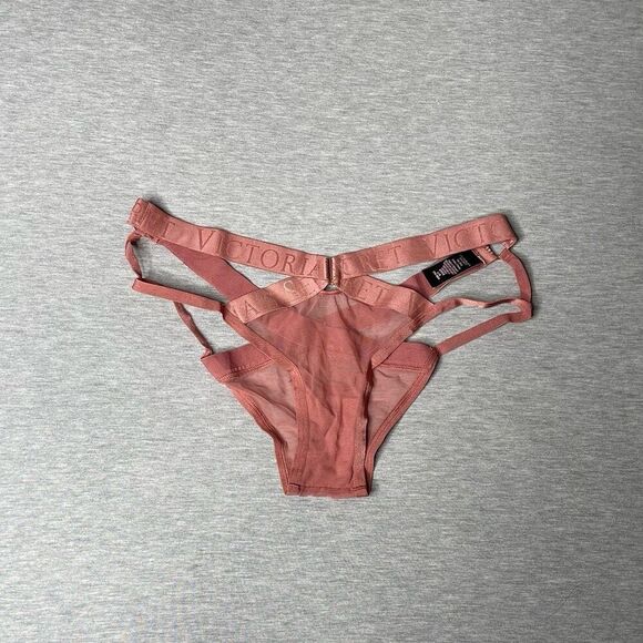 Victorias Secret Very Sexy Crossover Logo Sheer Cheeky Panty - Picture 1 of 7